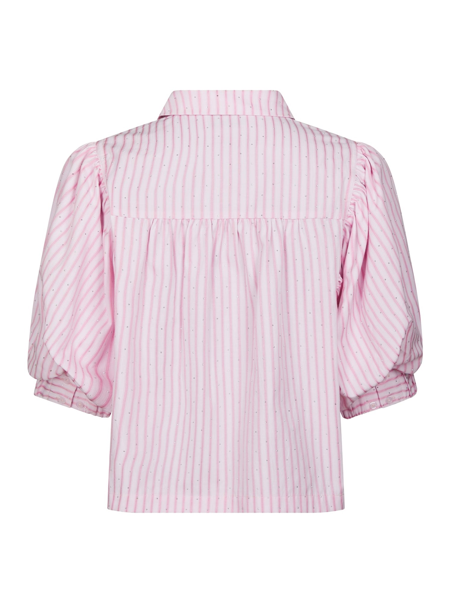 Etta Soft Stripe Stone Shirt - Light Pink