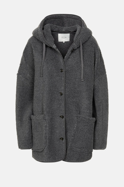 Kenji Teddy Jacket - Dark Grey