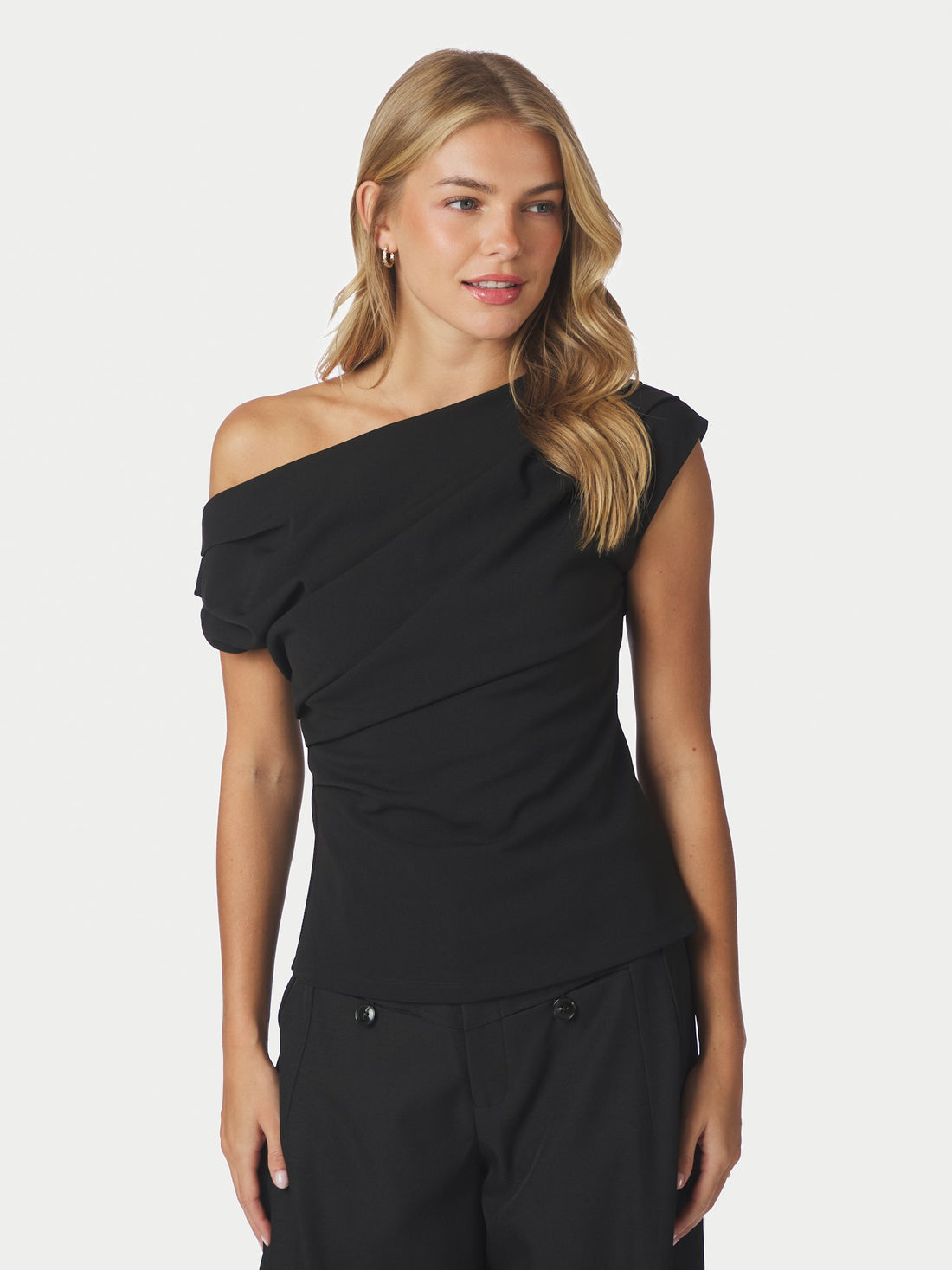 Mabelle Drapy Top - Black