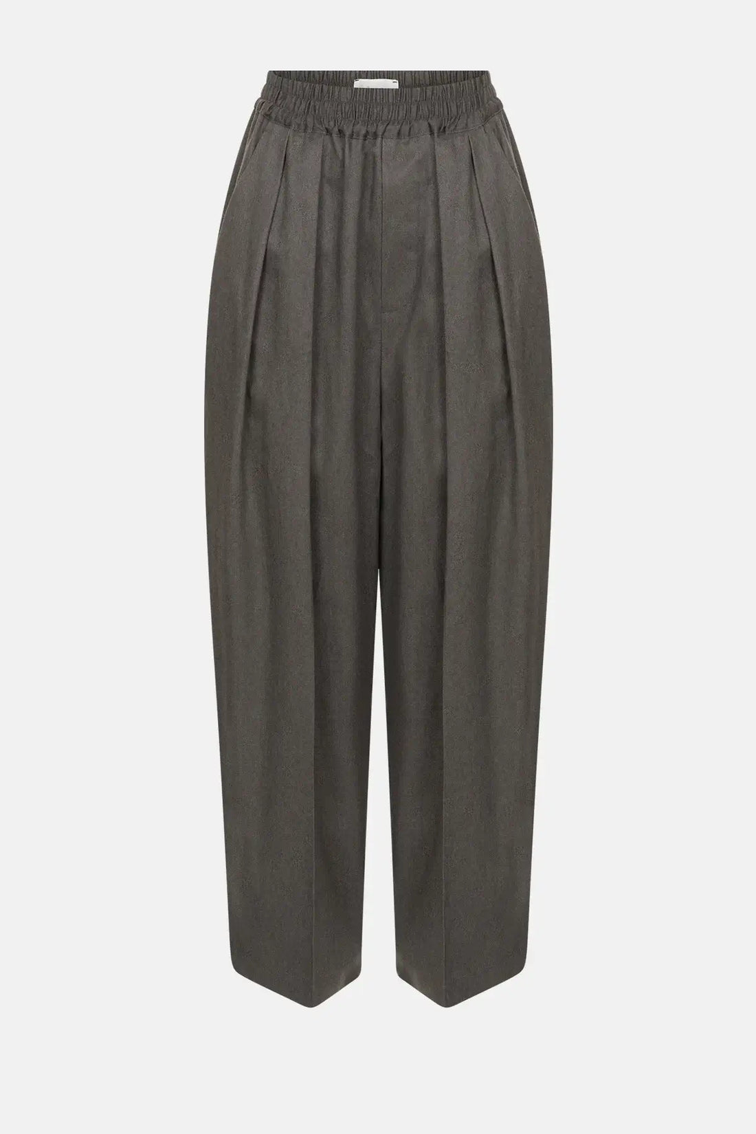 Kick Pleated Pants - Dark Grey
