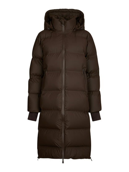 Viviana C Puffer Jacket - Dark Brown