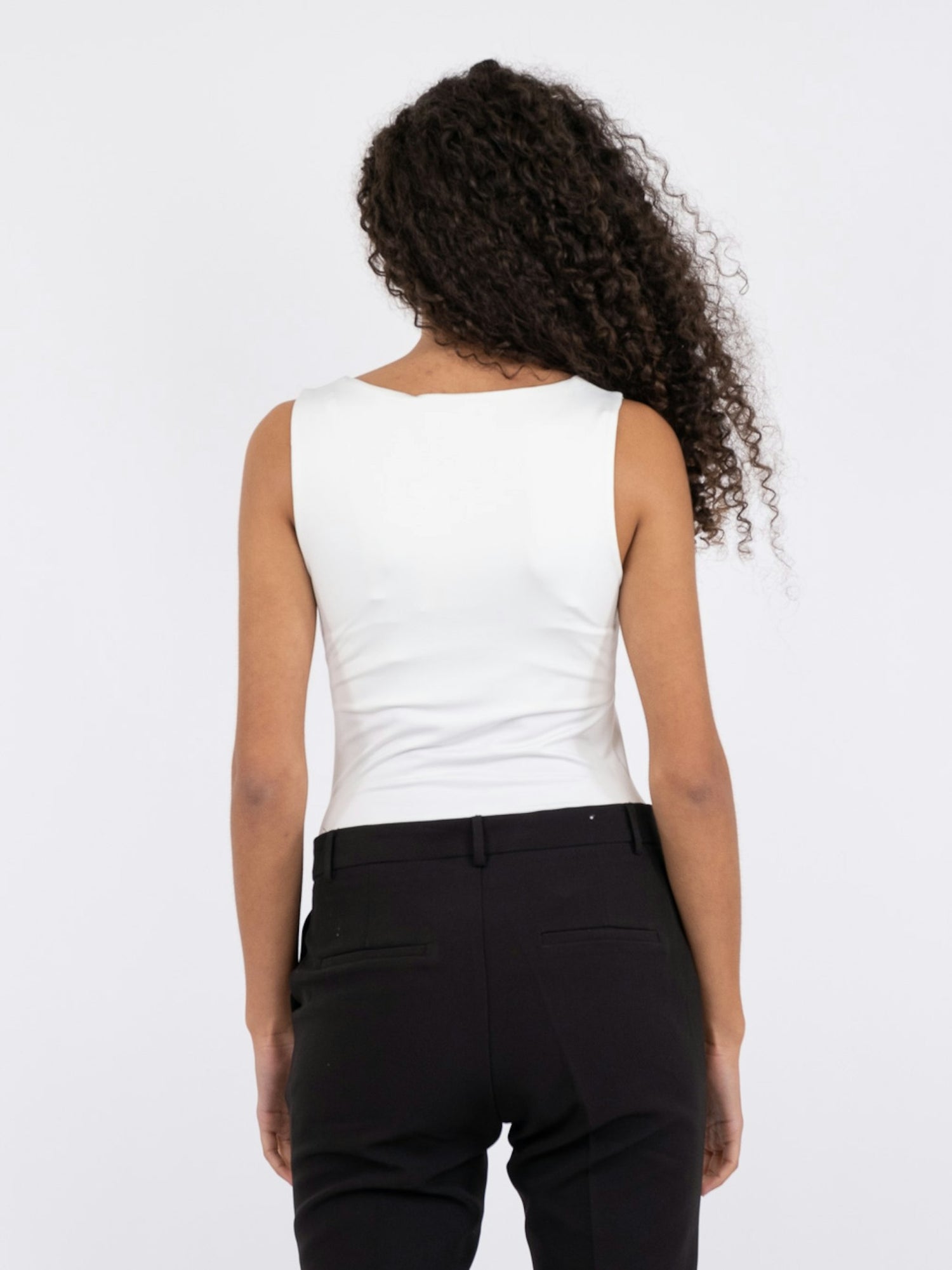 Sophia Jersey Top - Off white