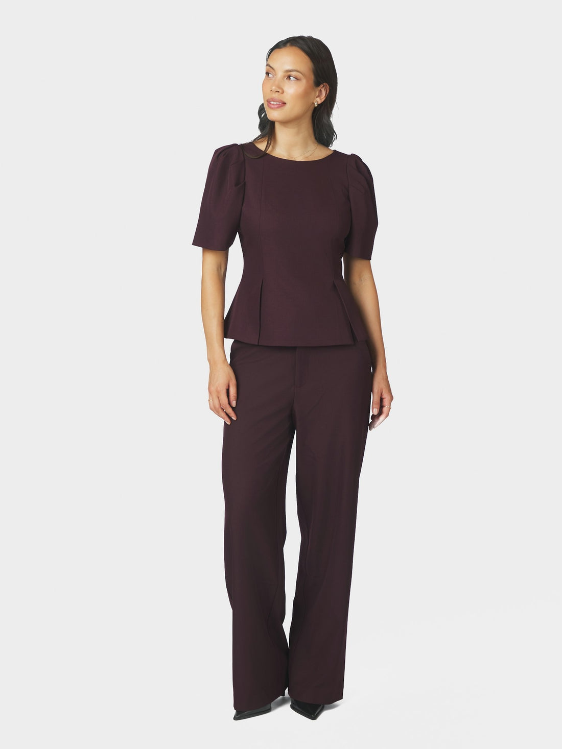Emmett Structure Pants - Chocolate Plum