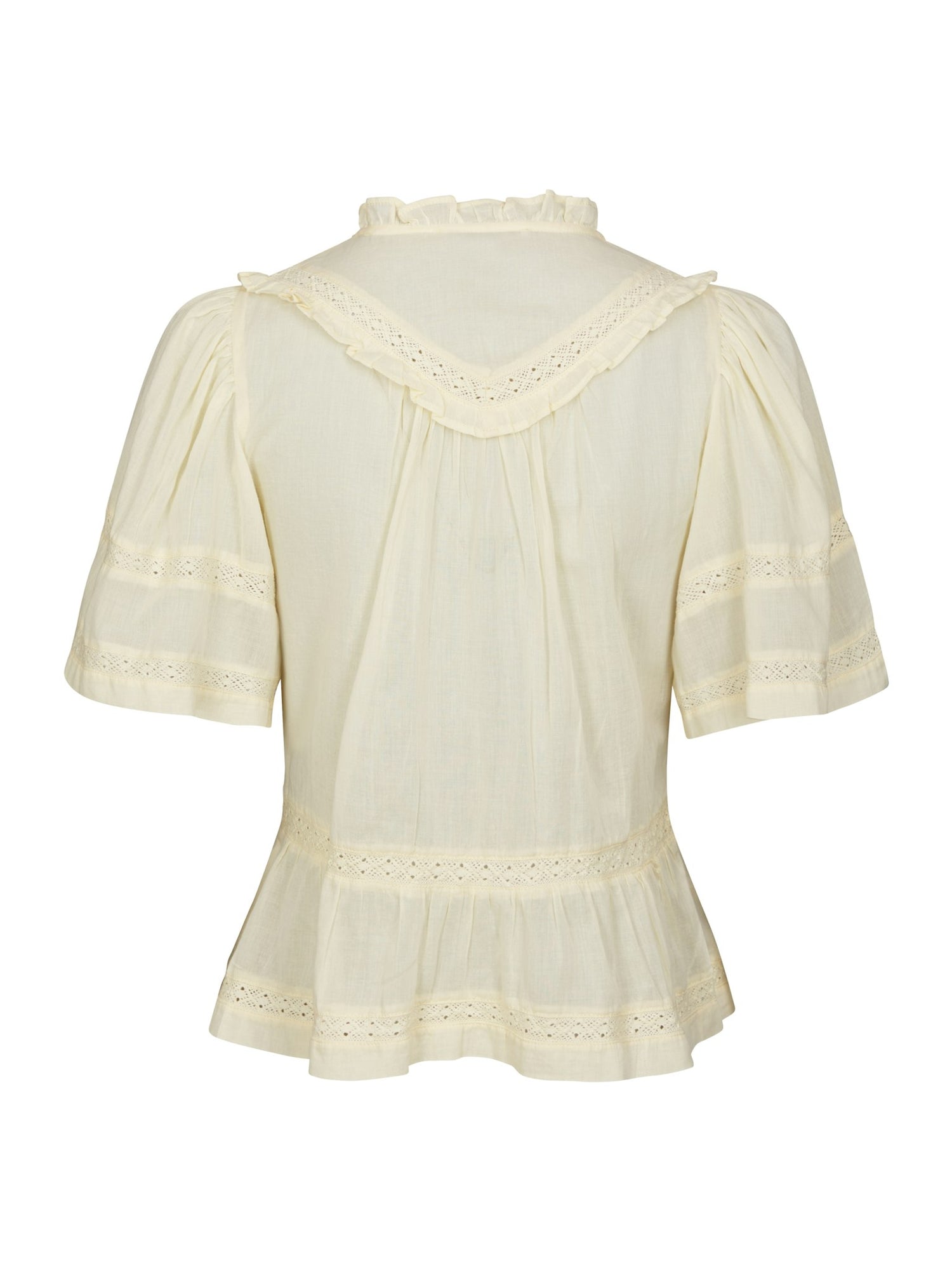 Evienne S Voile Top - Butter Yellow