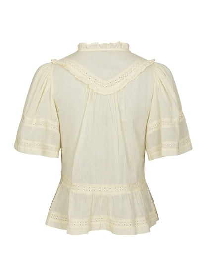 Evienne S Voile Top - Butter Yellow