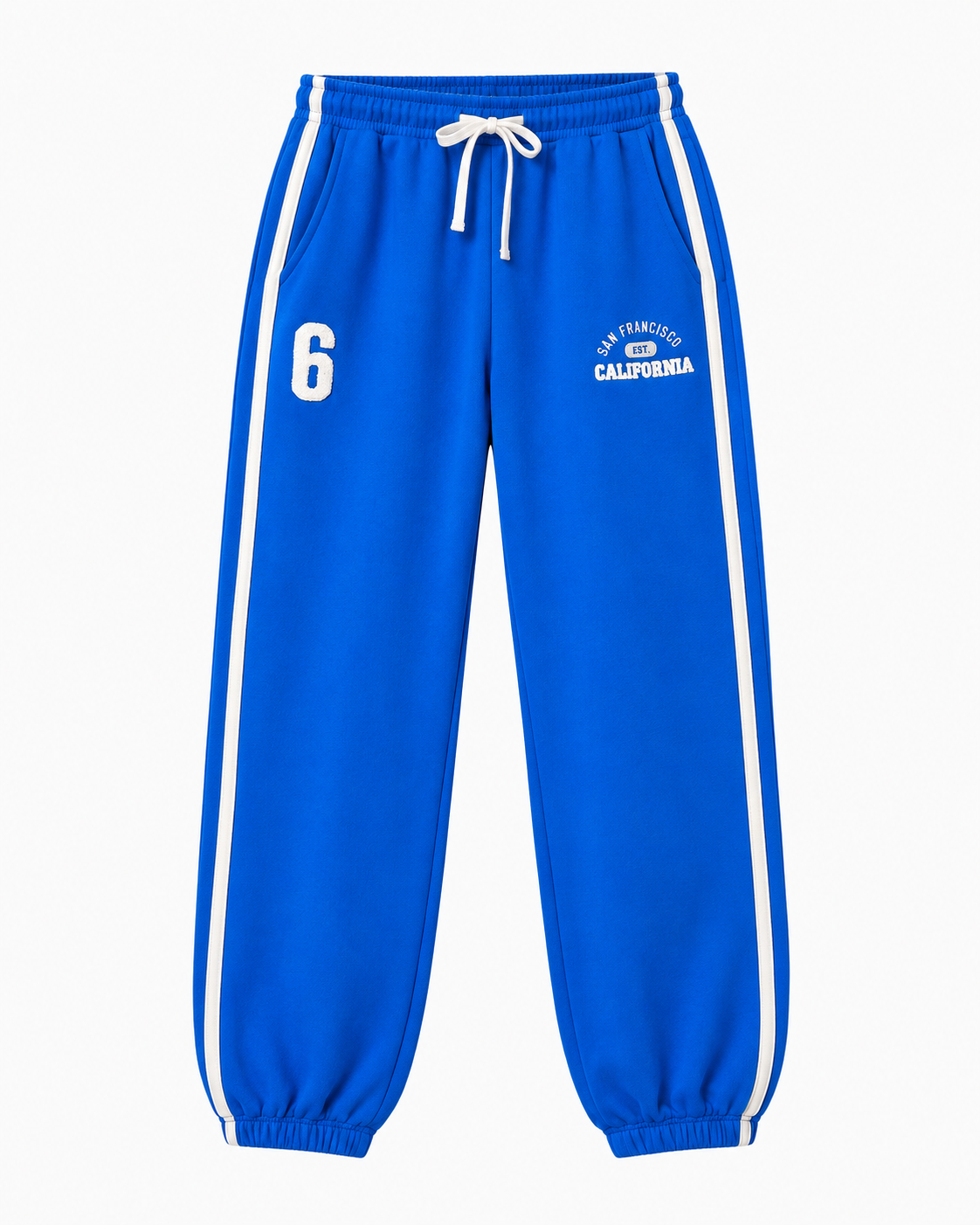 W26F1991LTD - Trousers print - Strong blue ecru