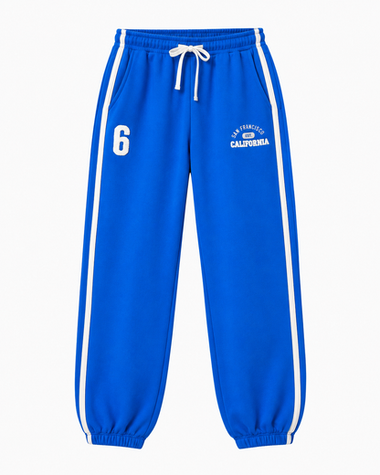W26F1991LTD - Trousers print - Strong blue ecru