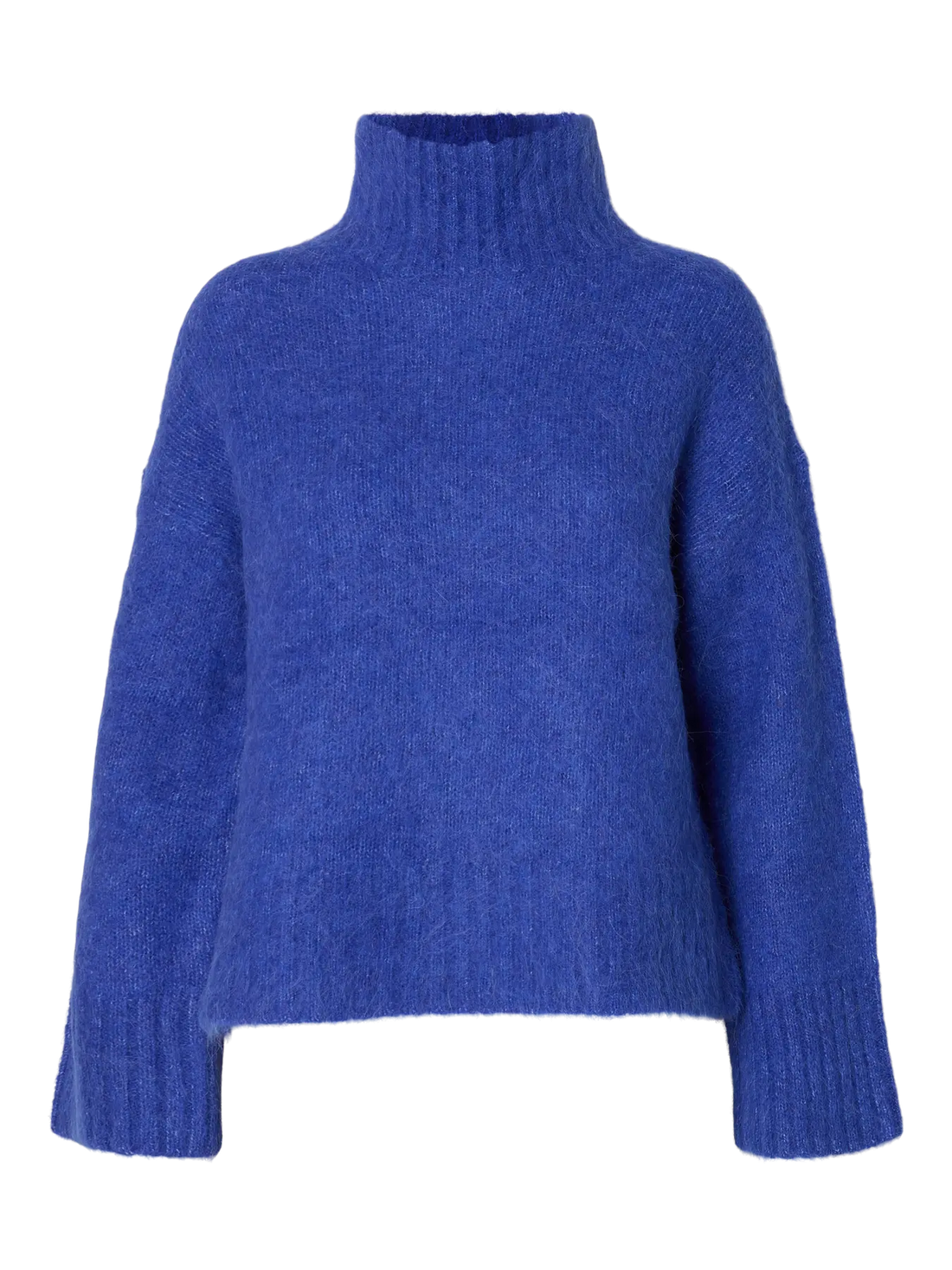 SLFgabriella LS Knit High Neck - Dazzling Blue