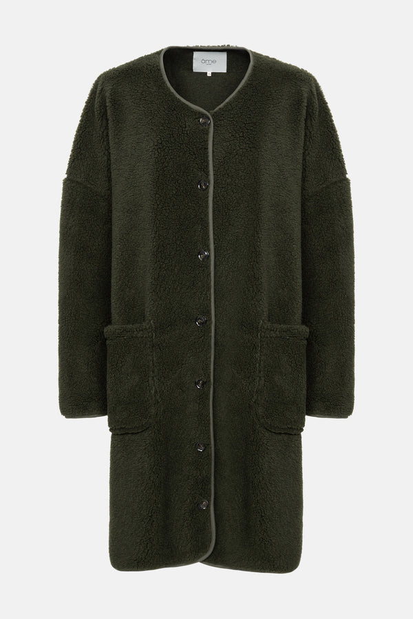 Mahaut Teddy Jacket -  Dark Green