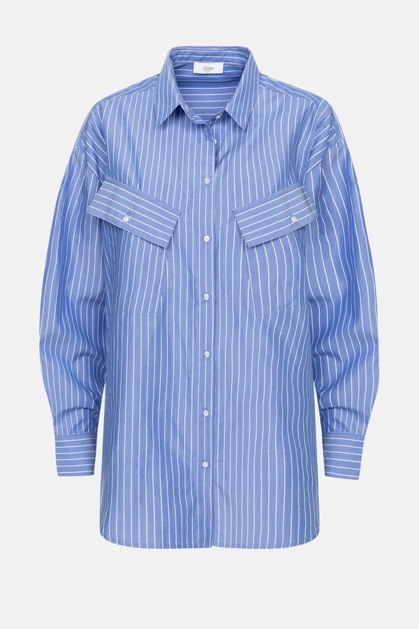 Marin Shirt - Blue/ White Stripe