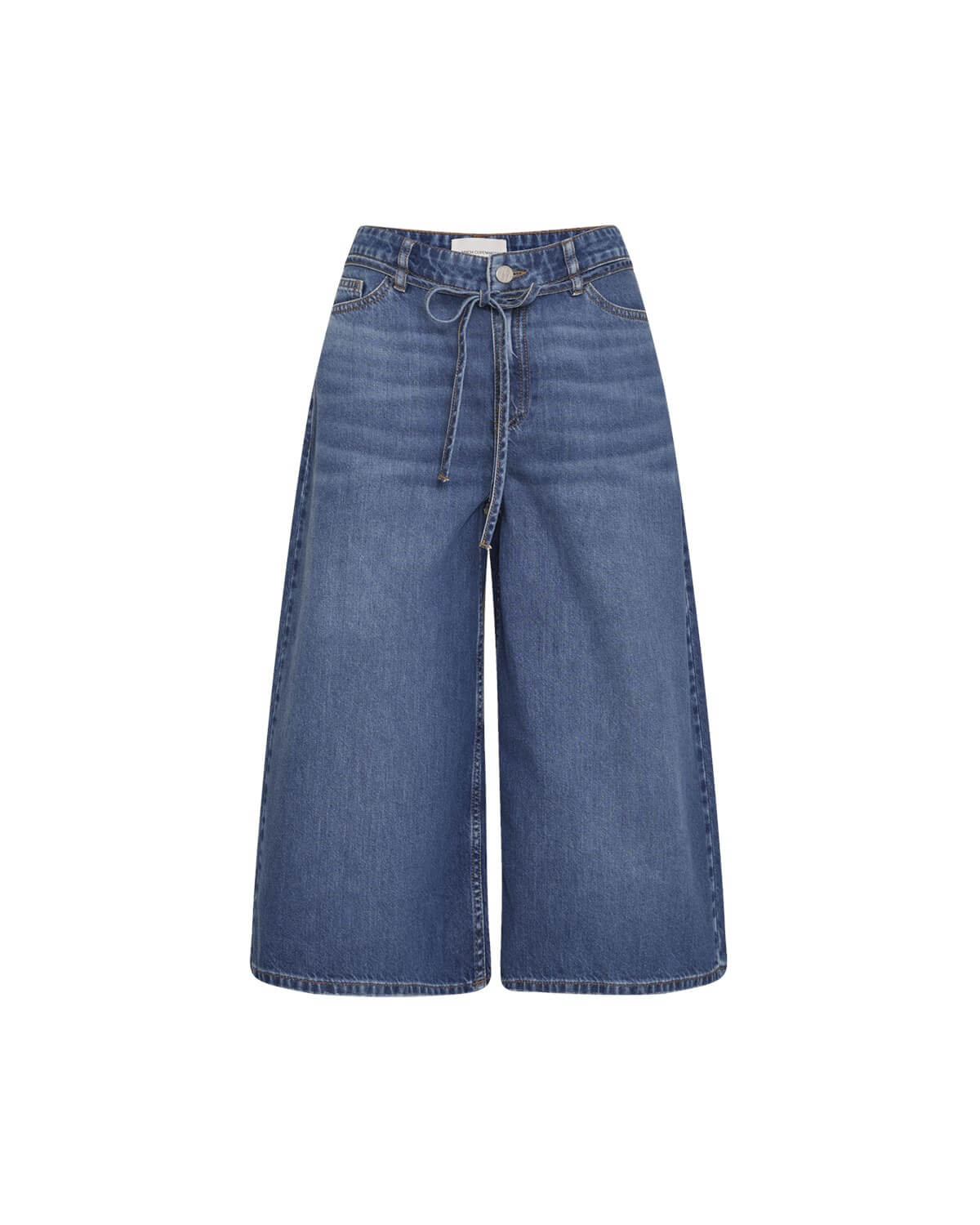 MSCHKine Lis Culotte Jeans - Mid Blue Wash