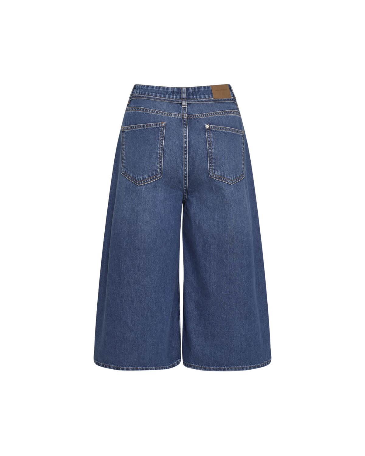 MSCHKine Lis Culotte Jeans - Mid Blue Wash