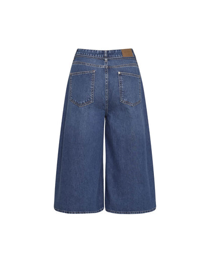 MSCHKine Lis Culotte Jeans - Mid Blue Wash