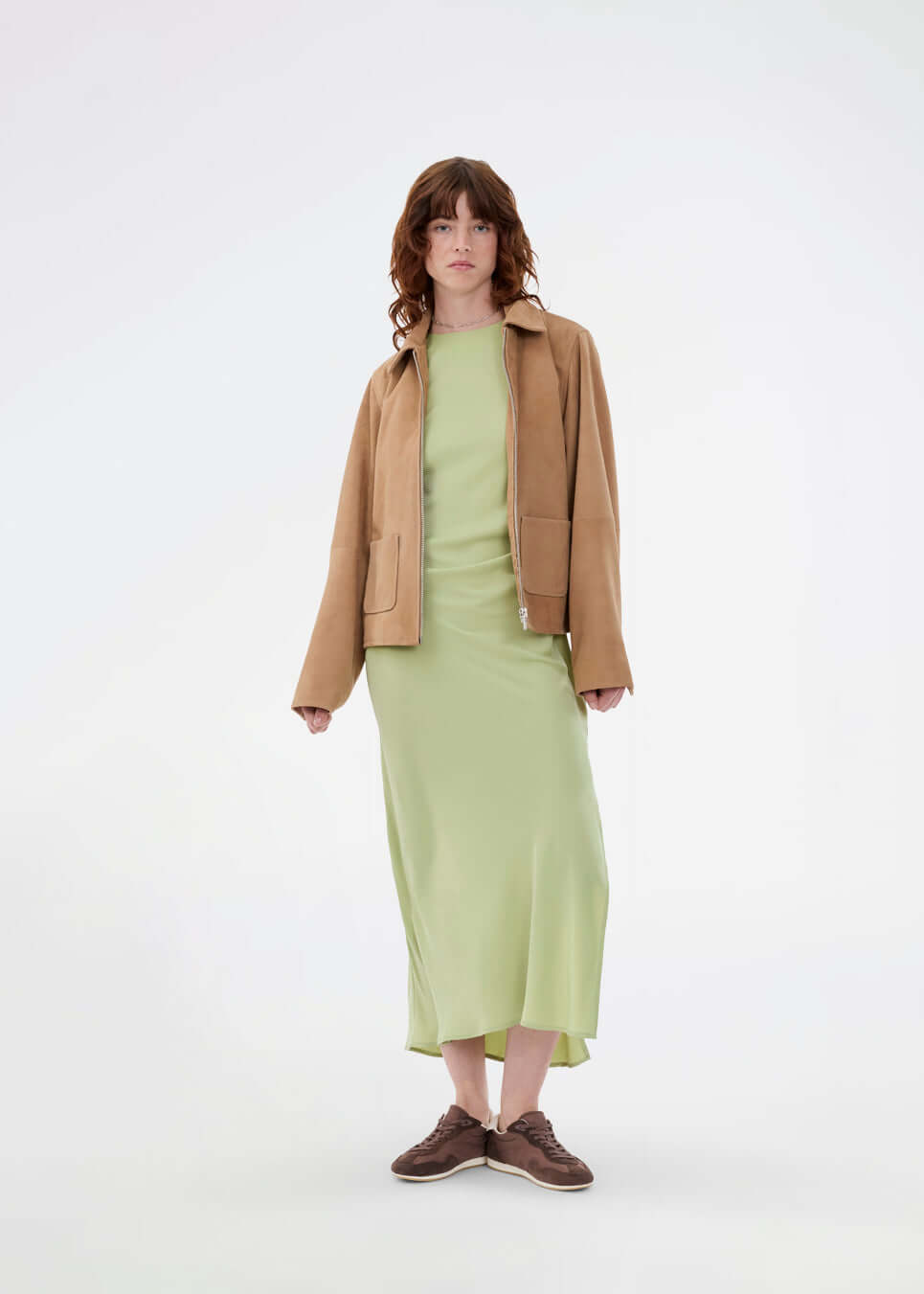 Susenmd Suede Jacket - Camel