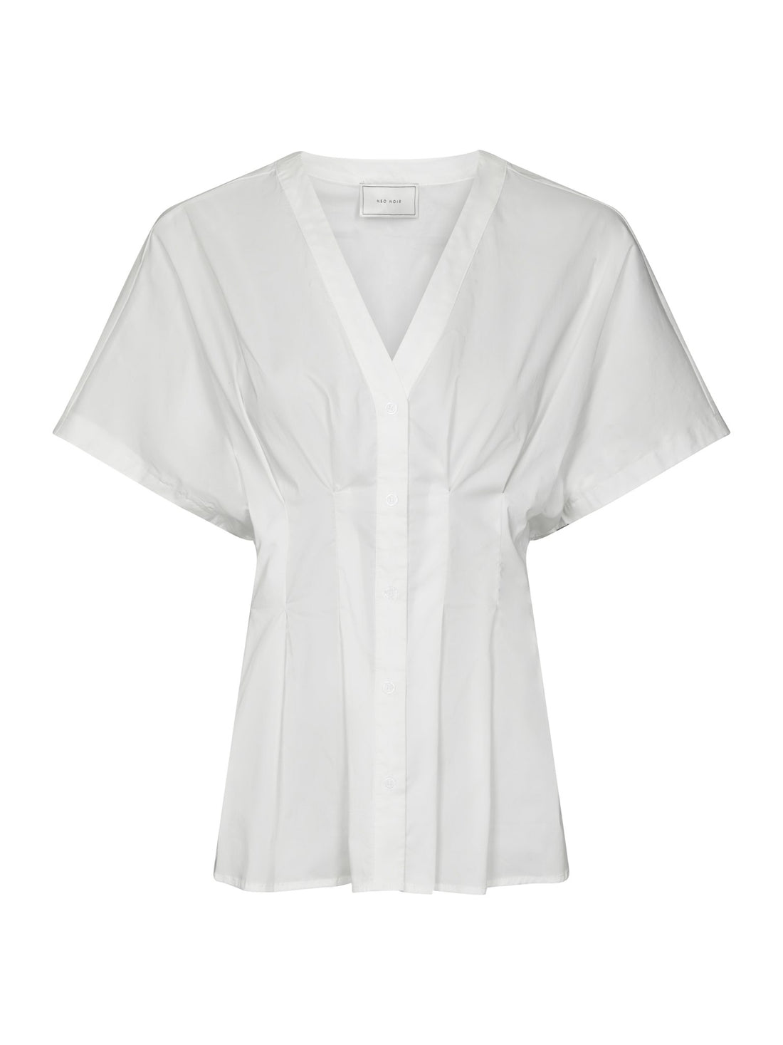 Adamma Poplin Blouse - White