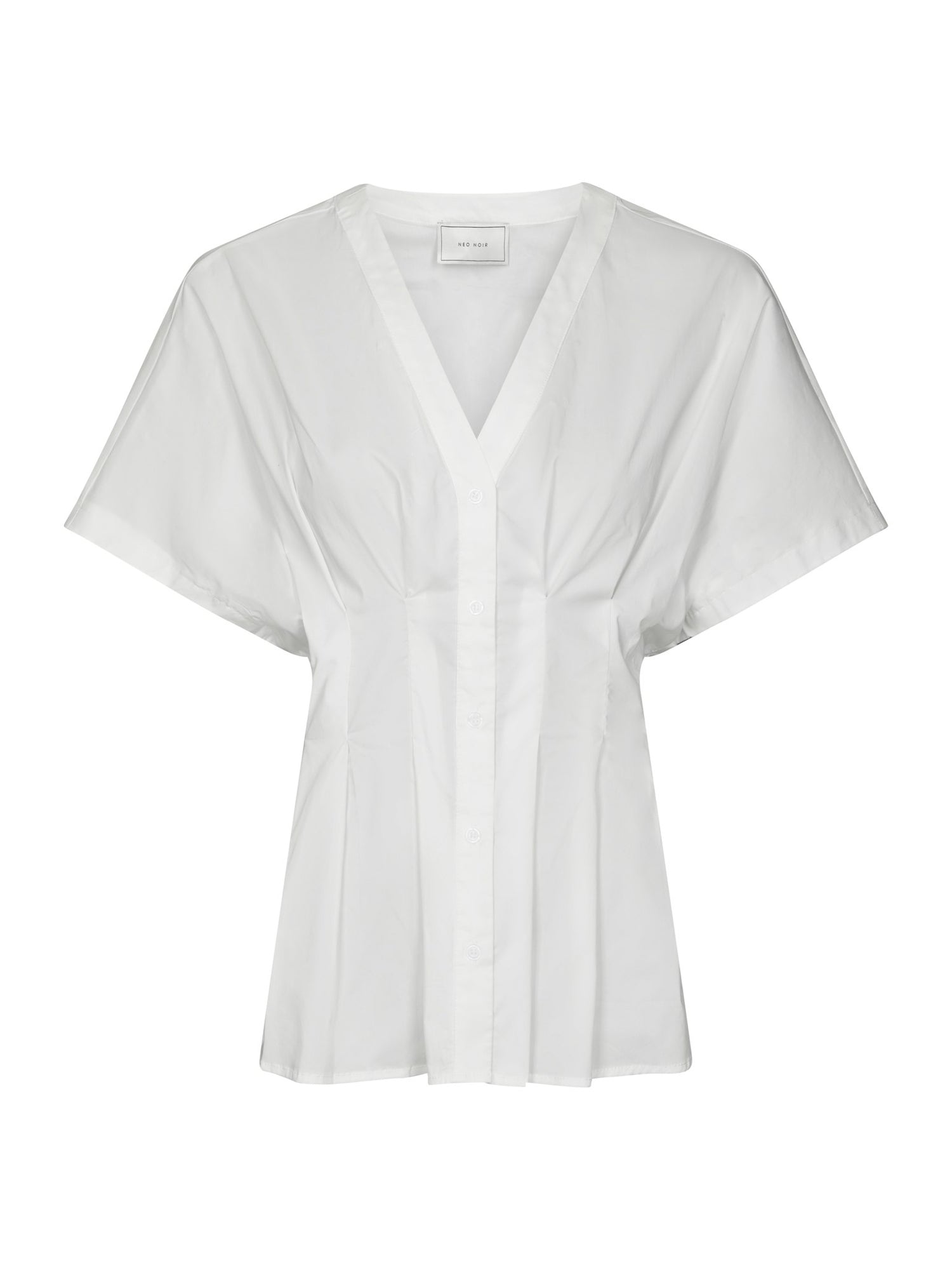 Adamma Poplin Blouse - White