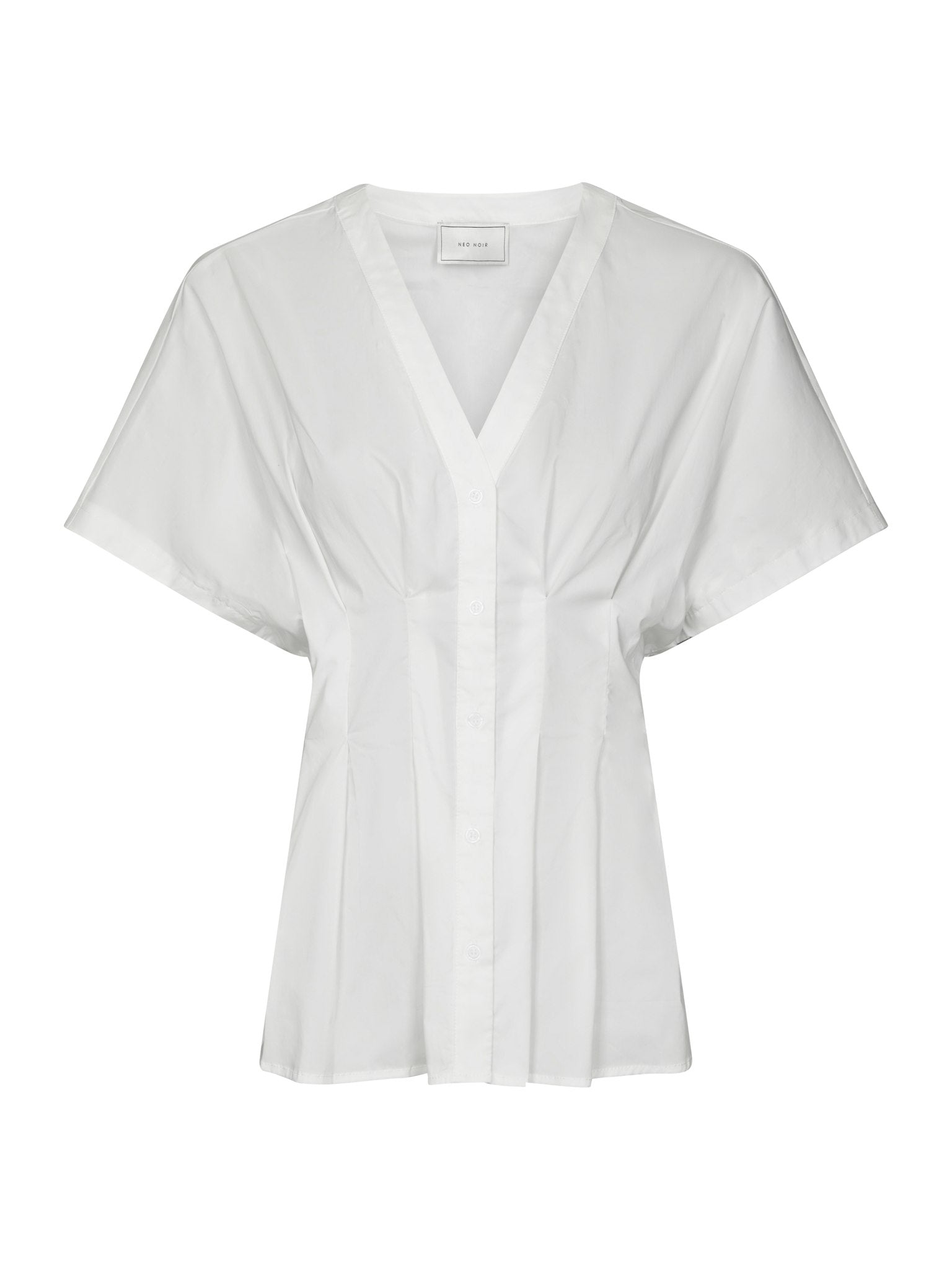 Adamma Poplin Blouse - White