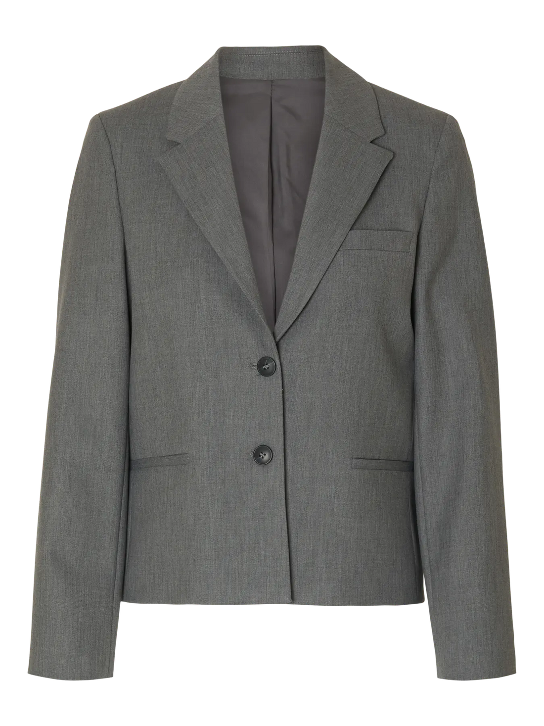 SLFRITA LANO BLAZER NOOS - Medium Grey Melange
