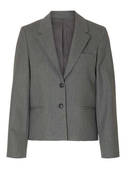 SLFRITA LANO BLAZER NOOS - Medium Grey Melange