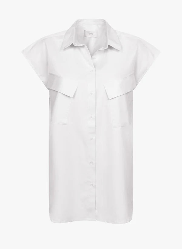 Nisrine Sleeveless Shirt - White