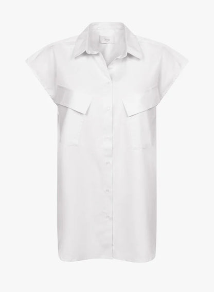 Nisrine Sleeveless Shirt - White