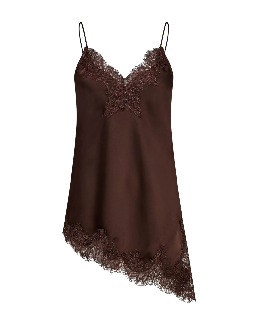 Naomi Asym Lingerie Top - Mocca