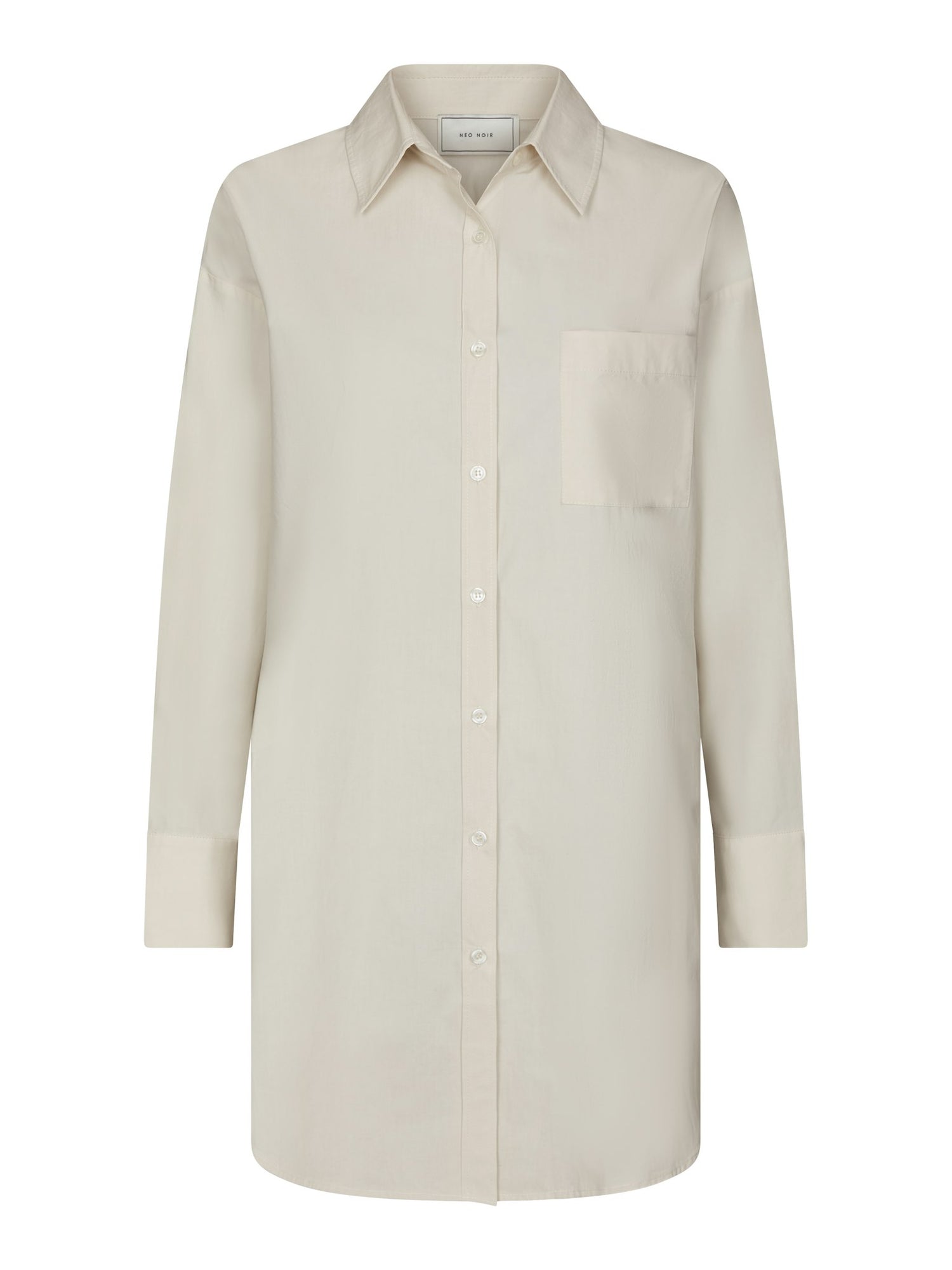 Halina Poplin Shirt - Ivory