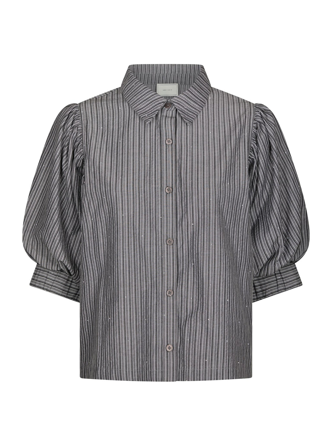 Etta Stripe B Shirt - Dark Grey