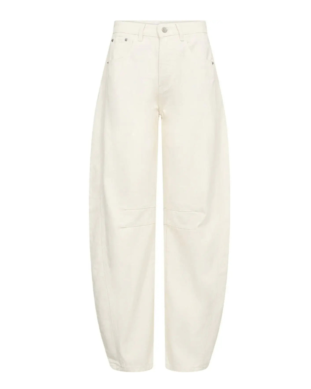 Drew Barrel Panel Jeans - White