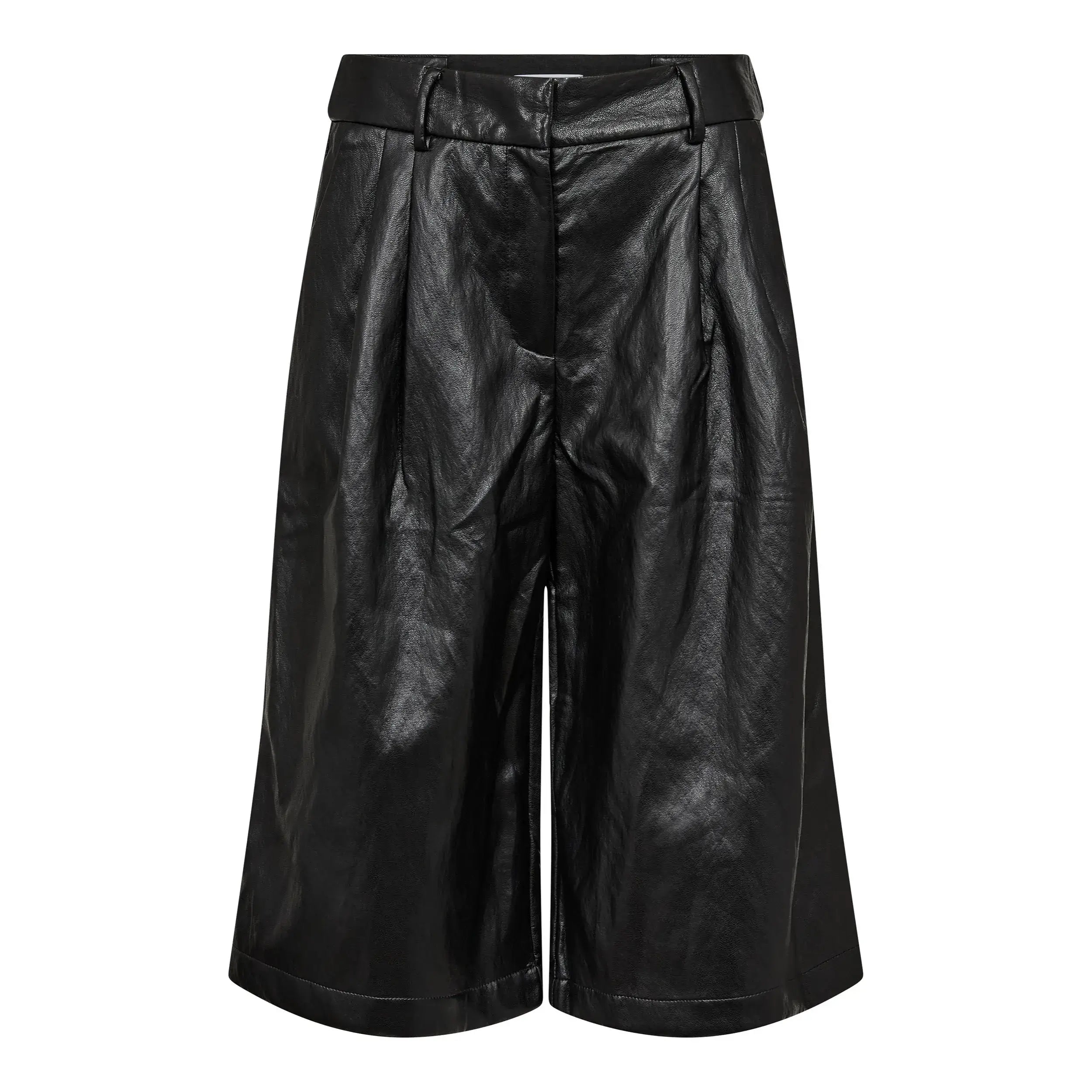 GittCC Pleat Bermuda - Black