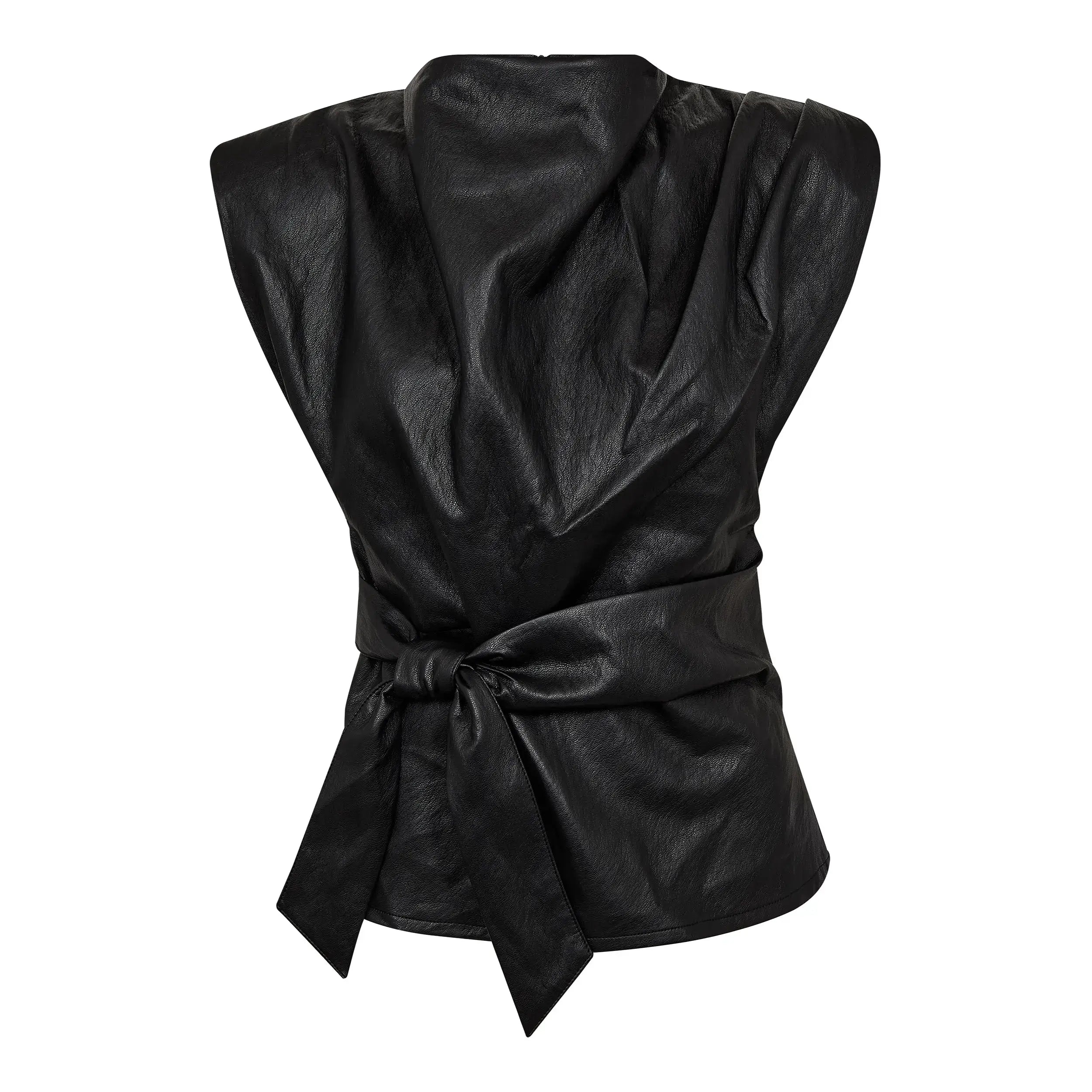 35958 GittCC Pleat Top - Black