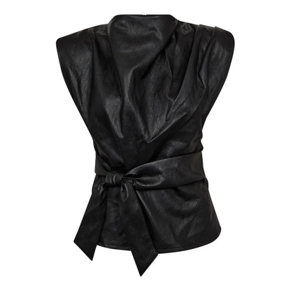 35958 GittCC Pleat Top - Black