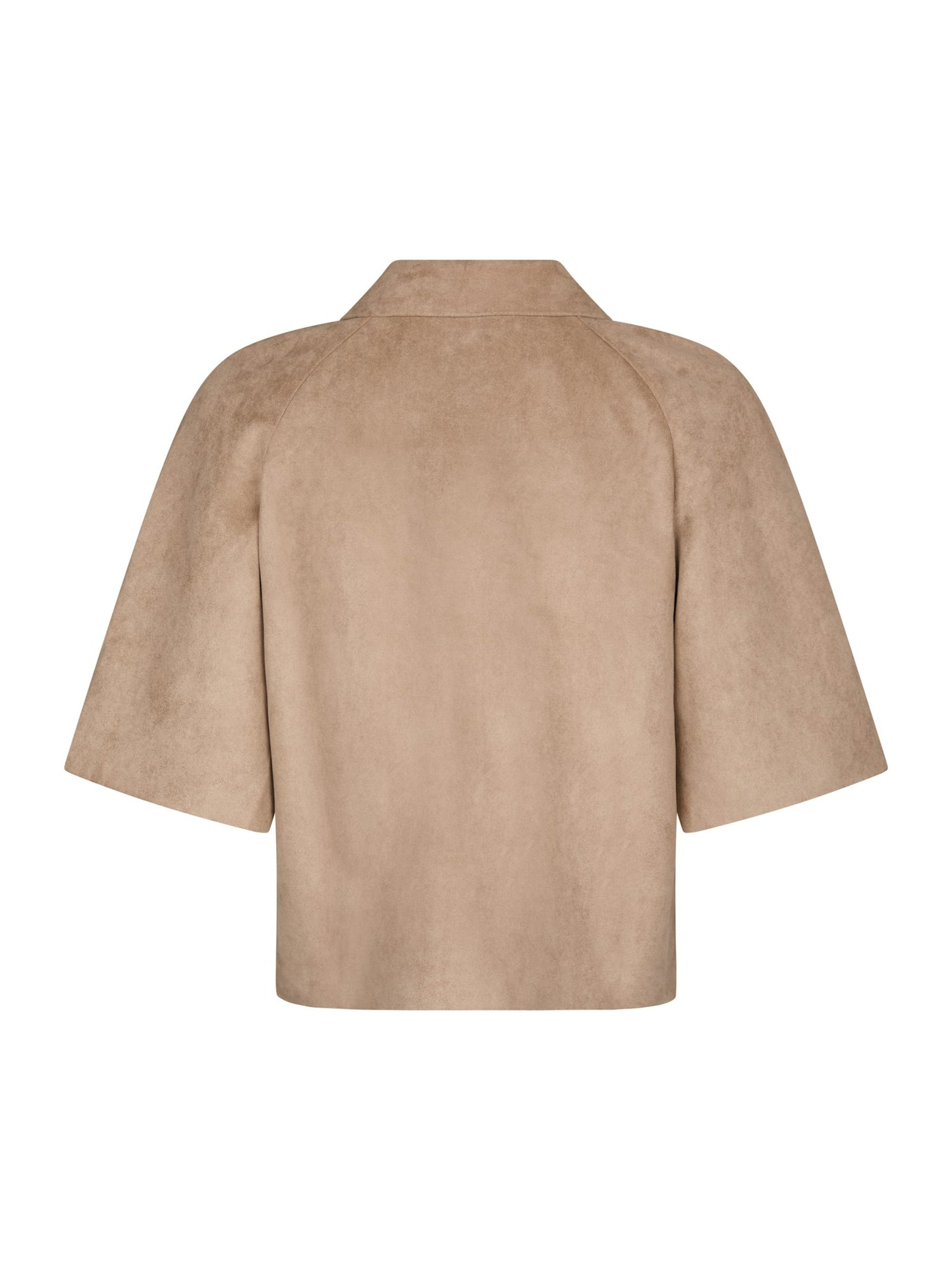 Editta Faux Suede Jacket - Sand