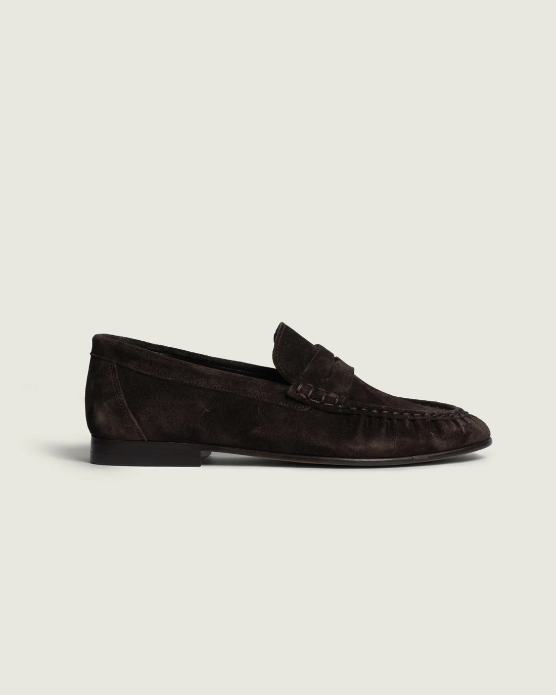 Penny Loafer Falte – Dunkelbraun