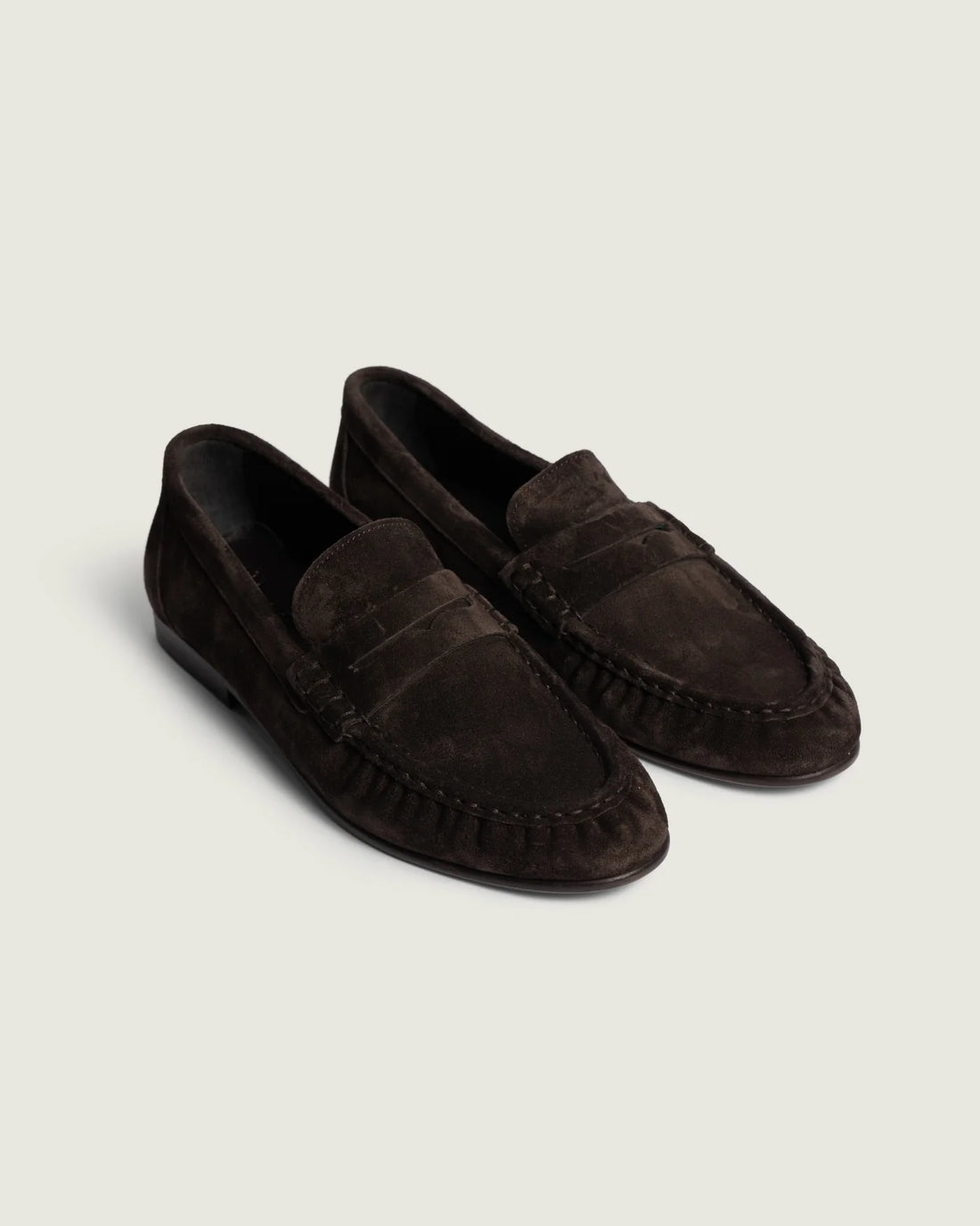 Penny Loafer Falte – Dunkelbraun