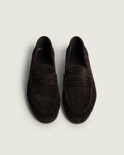 Penny Loafer Wrinkle - Dark Brown