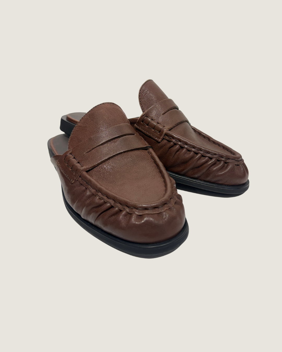 Penny Mule - Dark Brown