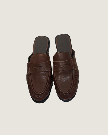Penny Mule - Dark Brown