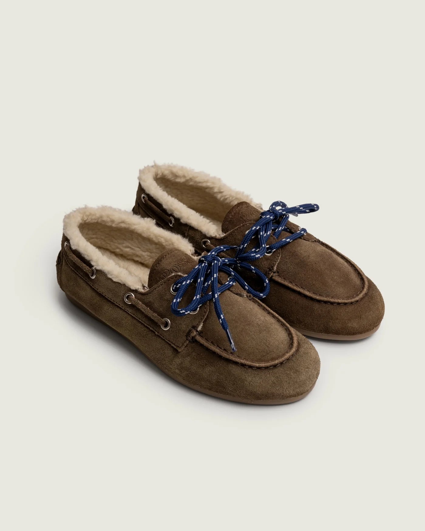 Boat Loafer Shearling - Dark Brown