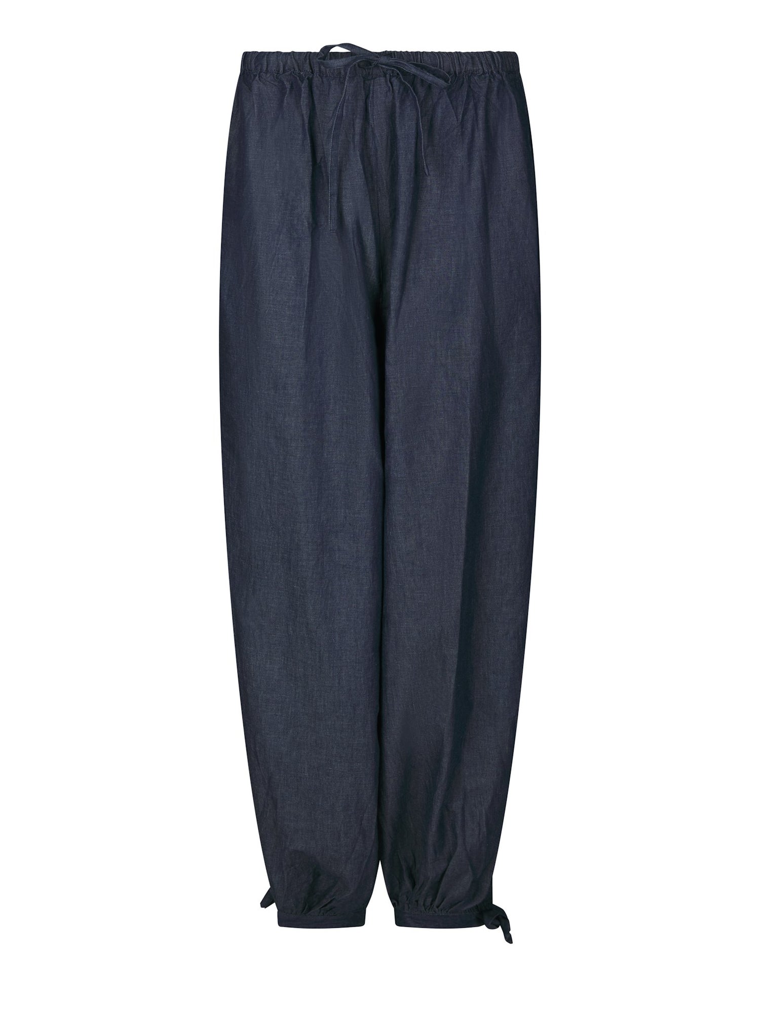 Roxane Balloon Denim Pants - Blue