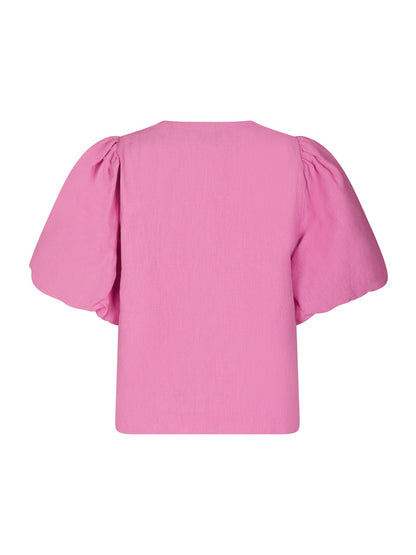 Moisa Linen Blouse - Pink