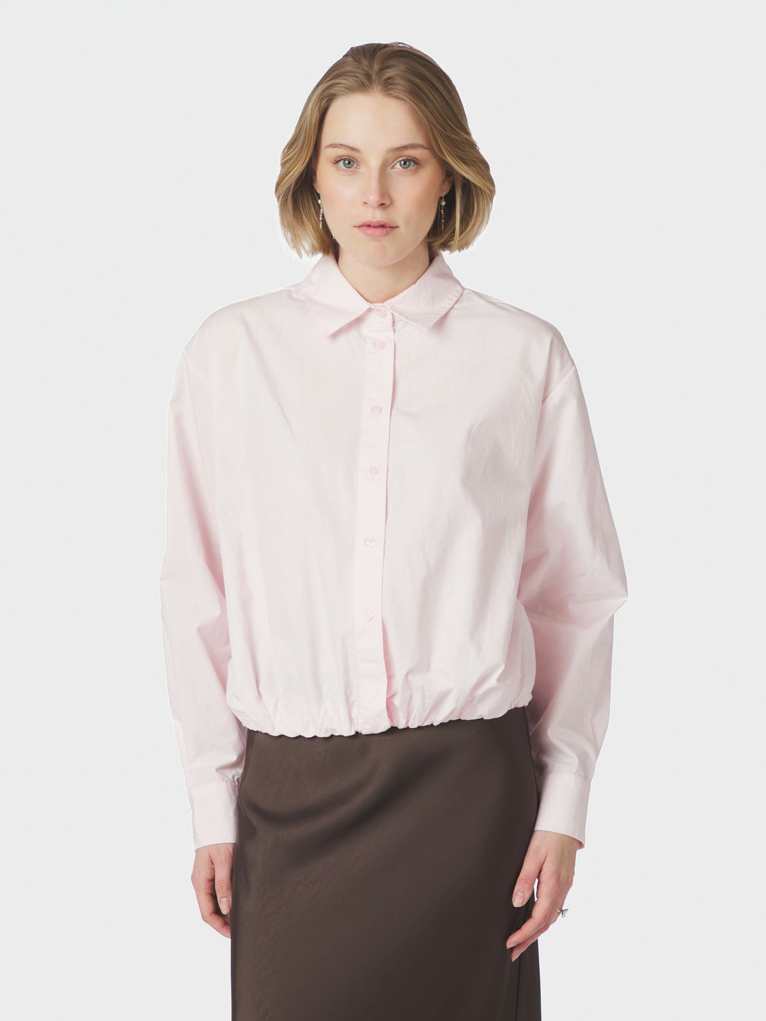 Emmana C Poplin Hemd - Light Pink