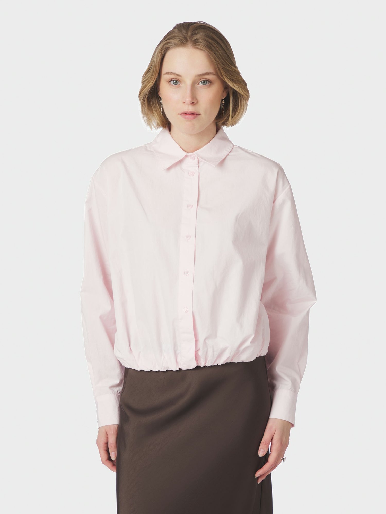Emmana C Poplin Shirt - Light Pink