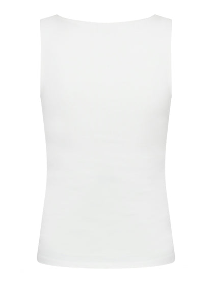 Sophia Jersey Top - Off white