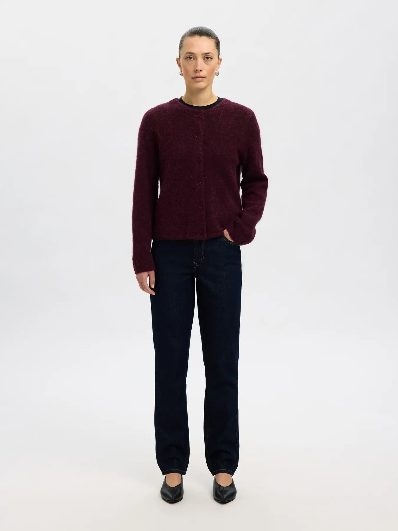 SLFlulu Knit Cardigan - Fig