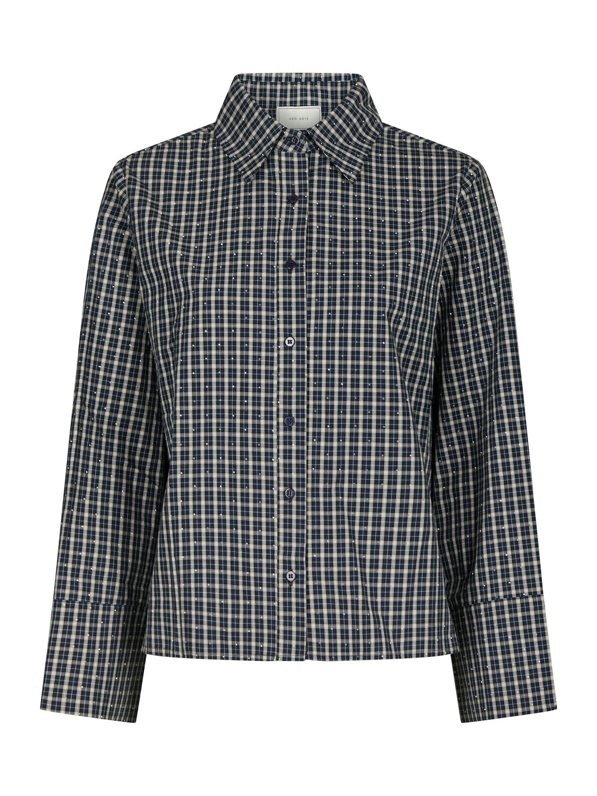 Drew Check Bedaz Shirt - Dark Blue
