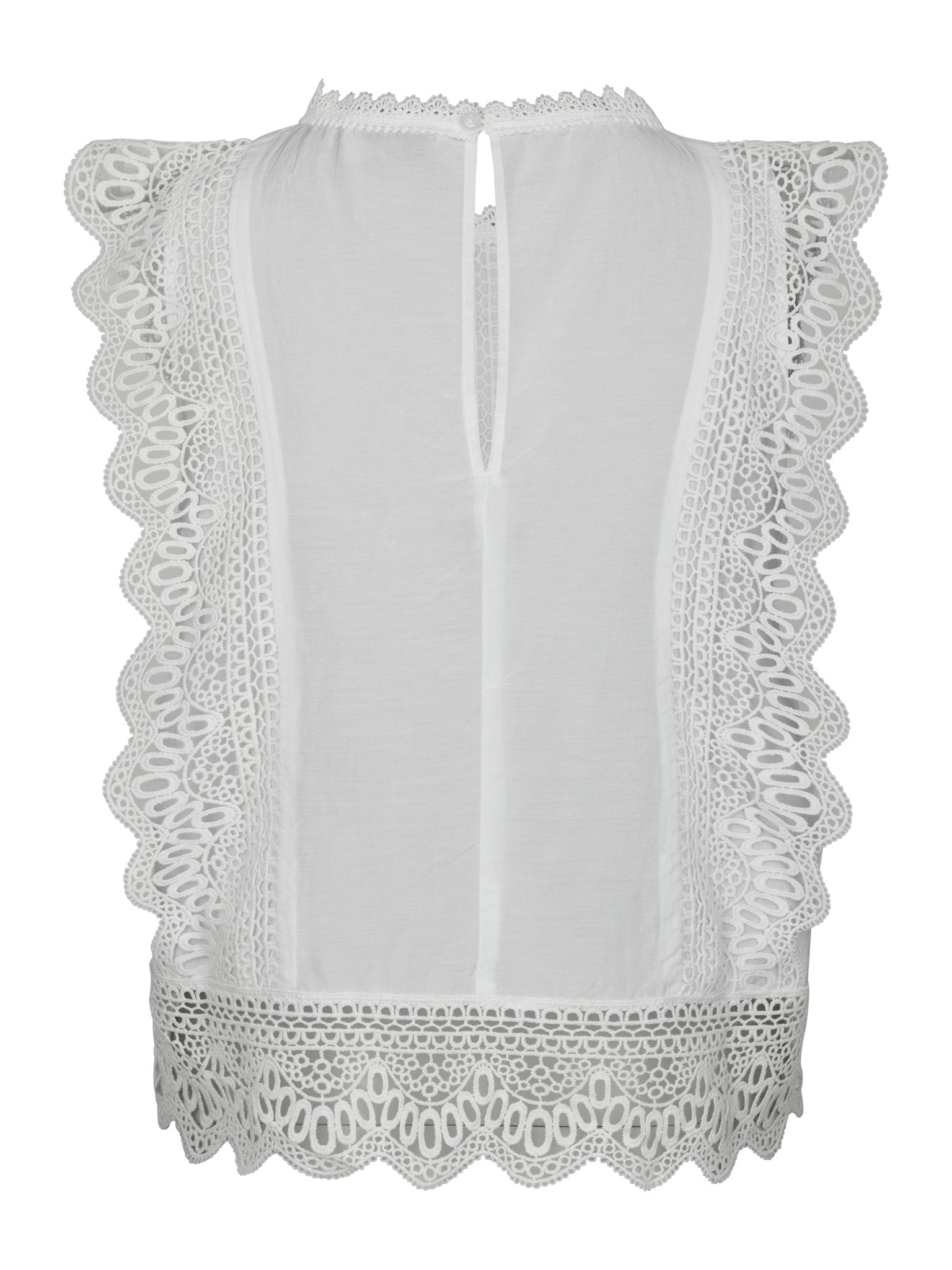 Samia Lace Top - White