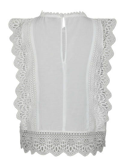 Samia Lace Top - White