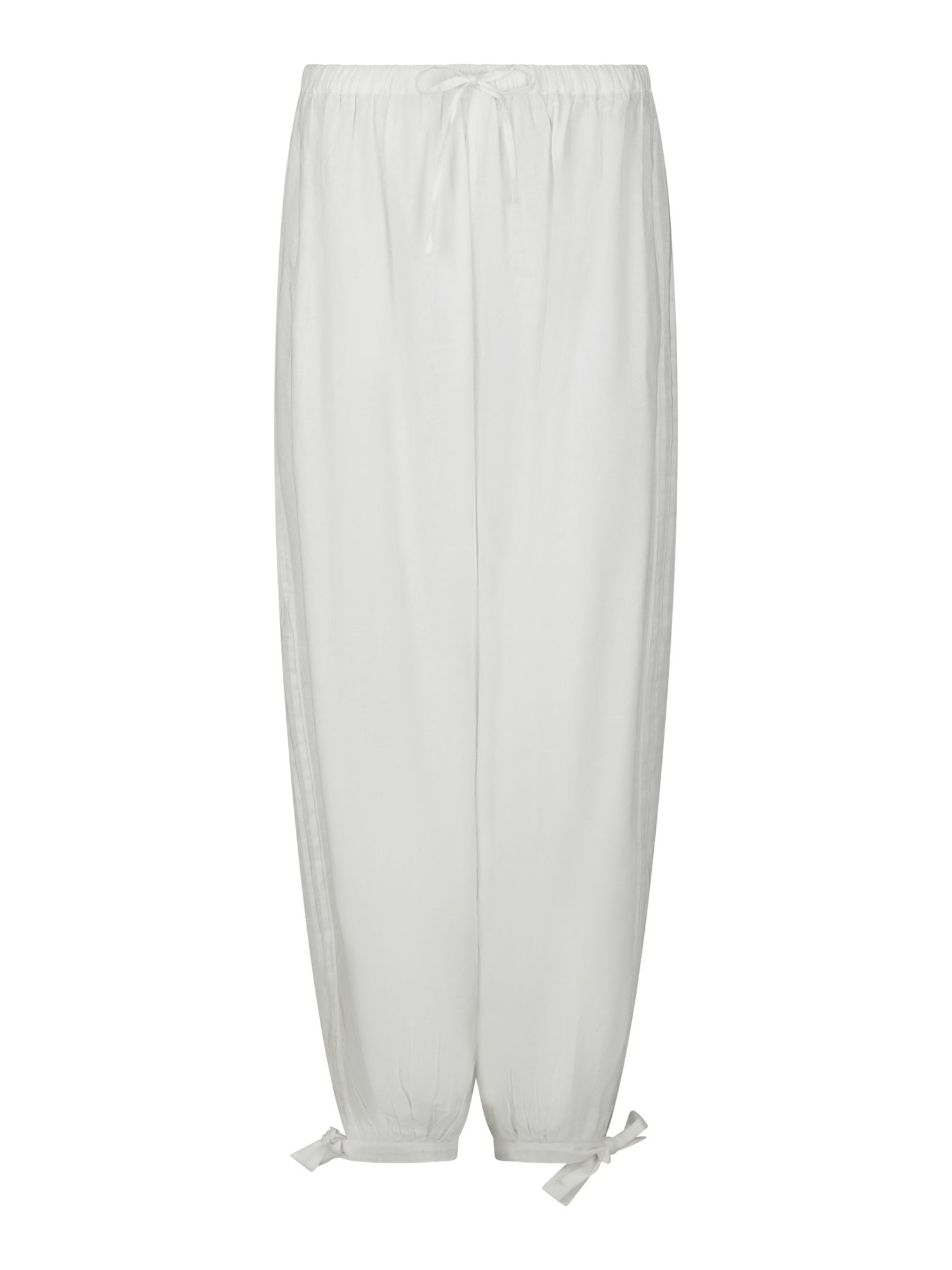 Elyse S Voile Balloon Pants - White