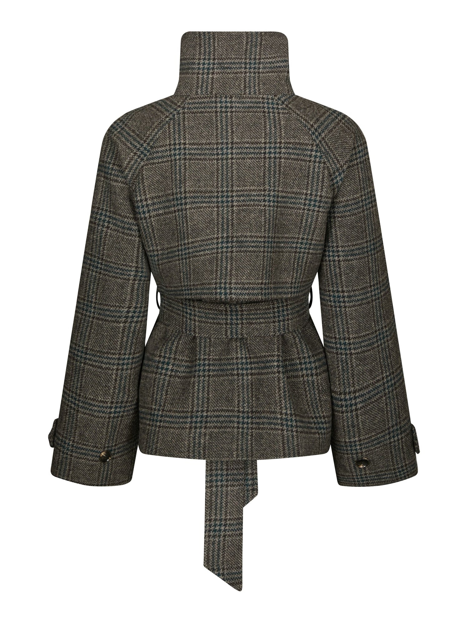 Munet Check Jacket - Dark Grey